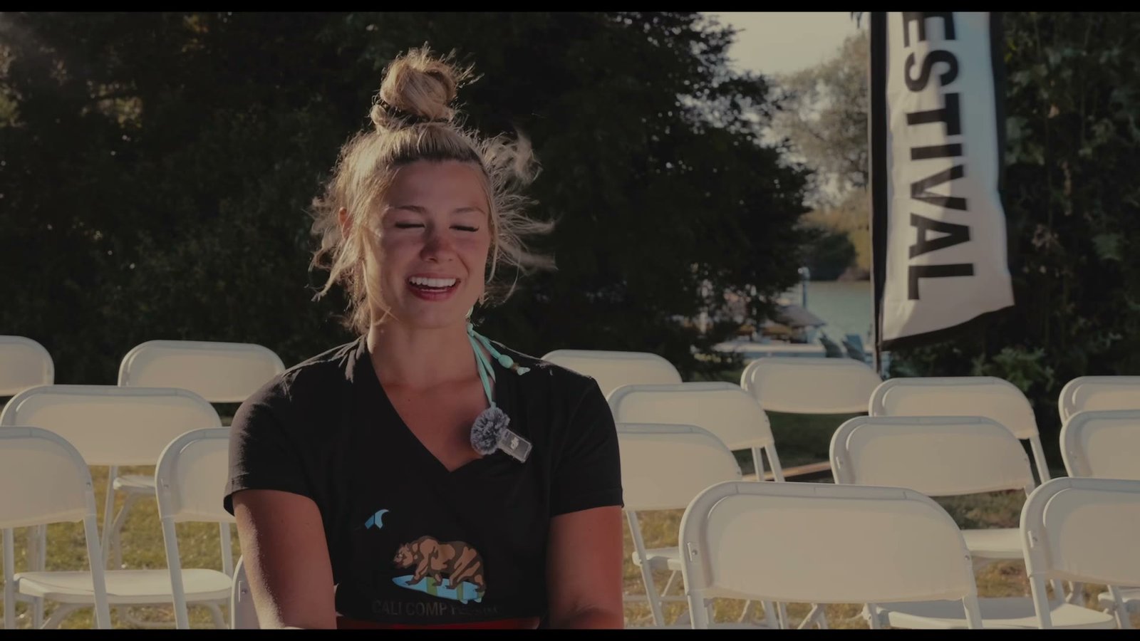 Athlete interviewed on site at the 2026 World Series of Wake Surfing